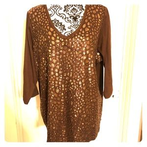 New Quacker Factory blouse - 2X